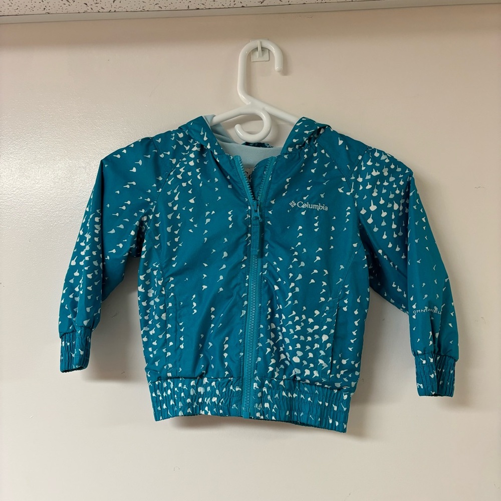 Girls Columbia lightweight jacket 4T Blue
